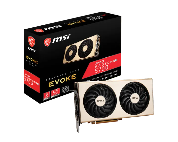 ვიდეობარათი · MSI RX 5700 Evoke OC 8 GB