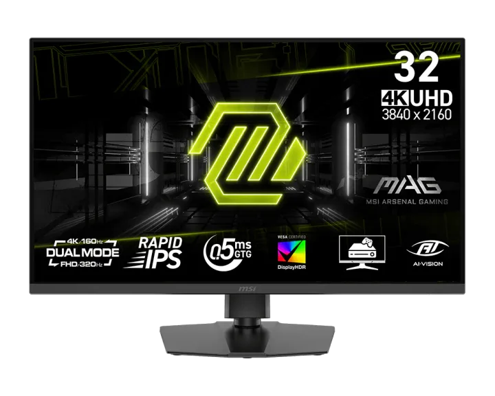 გეიმინგ მონიტორი · MSI MAG 322URDF E16 31.5" IPS, 320 Hz, 0.5ms, 4K Gaming Monitor
