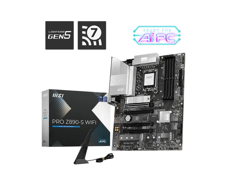 დედაპლატა · MSI PRO Z890-S Wi-Fi ATX DDR5, LGA 1851
