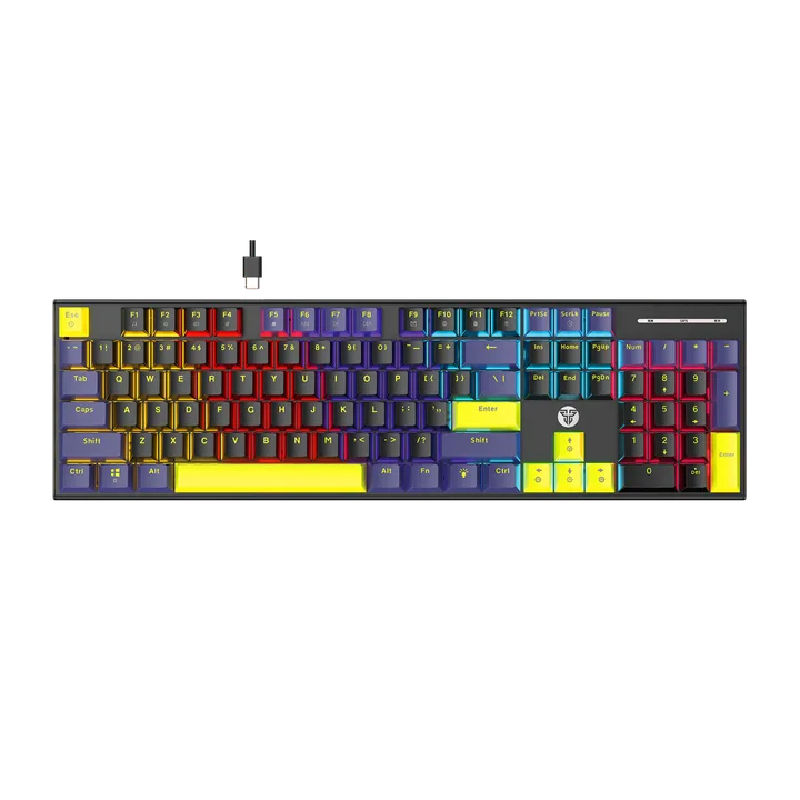 გეიმინგ კლავიატურა · Fantech ATOM104S MK878S Yoru Edition Mechanical Keyboard with Taro Switch (Black)