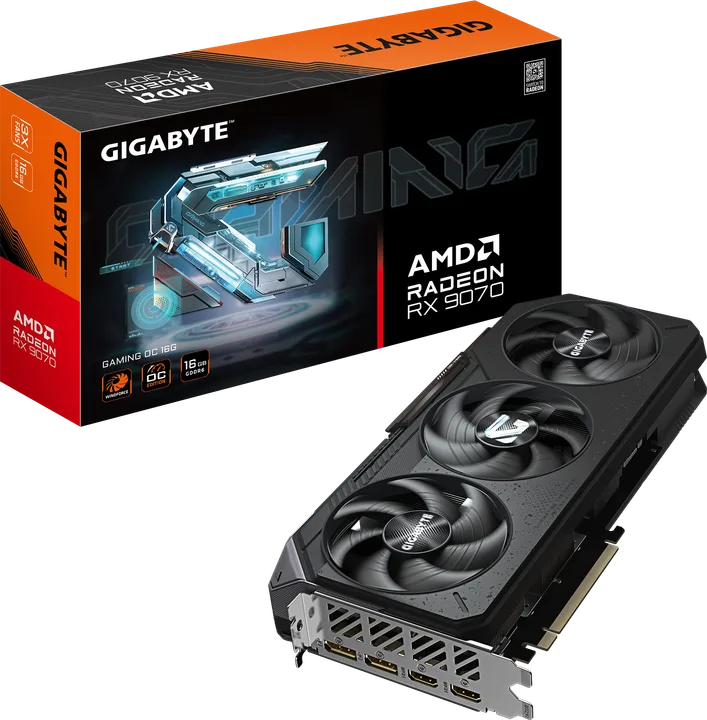 ვიდეობარათი · Gigabyte RX 9070 Gaming OC 16 GB