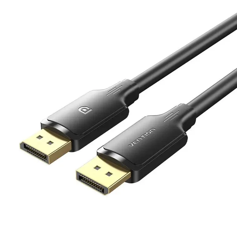 DisplayPort კაბელი · Vention HAKBH 4K / 60 Hz DisplayPort 1.2 Cable 2m (Black)