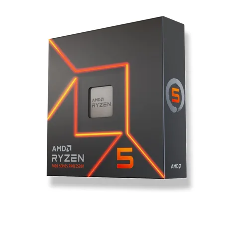 პროცესორი · AMD Ryzen 5 7600X 6-Core, 12-Thread Desktop Processor, 5.3 GHz, AM5 (Tray)