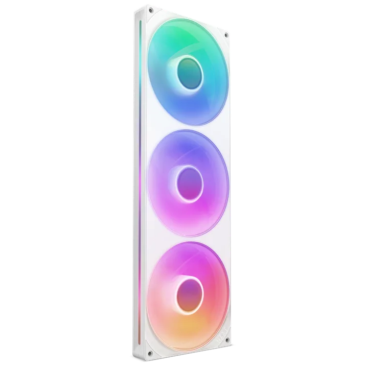 ქეისის ქულერი · NZXT F420 RGB Core Single Frame (White)