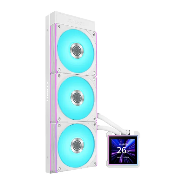პროცესორის ქულერი · Lian Li HydroShift II LCD-S 360CL (White)