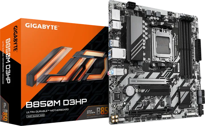 დედაპლატა · Gigabyte B850M D3HP mATX DDR5, AM5