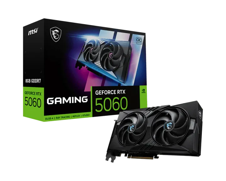 ვიდეობარათი · MSI RTX 5060 Gaming OC 8 GB