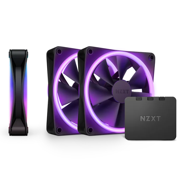 ქეისის ქულერი · NZXT F120 RGB Duo 120mm 3-Pack (Black)