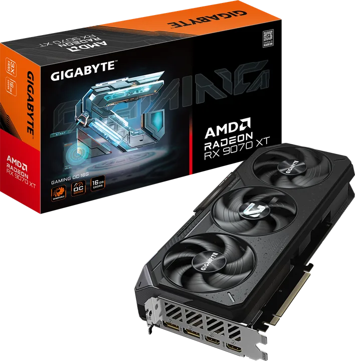 ვიდეობარათი · Gigabyte RX 9070 XT Gaming OC 16 GB