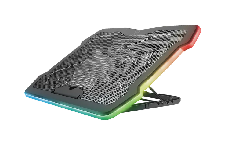 ლეპტოპის გამაგრილებელი სადგამი · Trust GXT1126 AURA Illuminated Laptop Cooling Stand