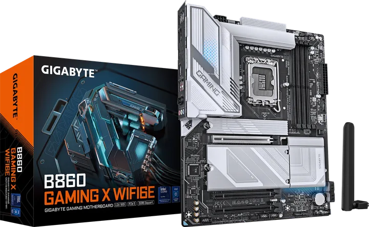 დედაპლატა · Gigabyte B860 Gaming X Wi-Fi 6E ATX DDR5, LGA 1851