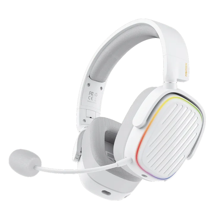 გეიმერული ყურსასმენი · Fantech Harmony WHG02 RGB Wirelees Gaming Headset (White)
