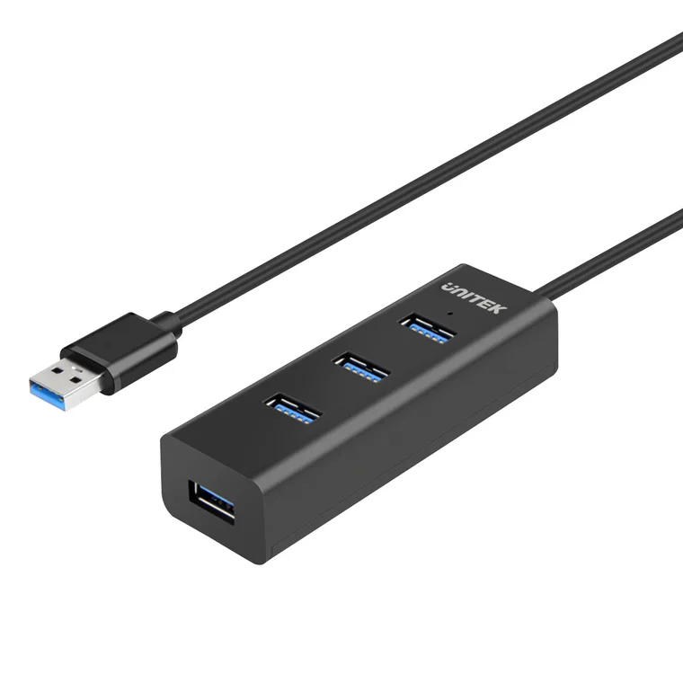 USB ჰაბი · Unitek Y-3089 4-Port USB 3.0 Hub (30cm)