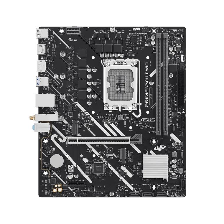 დედაპლატა · Asus Prime B760M-F Wi-Fi, mATX, DDR5, LGA 1700