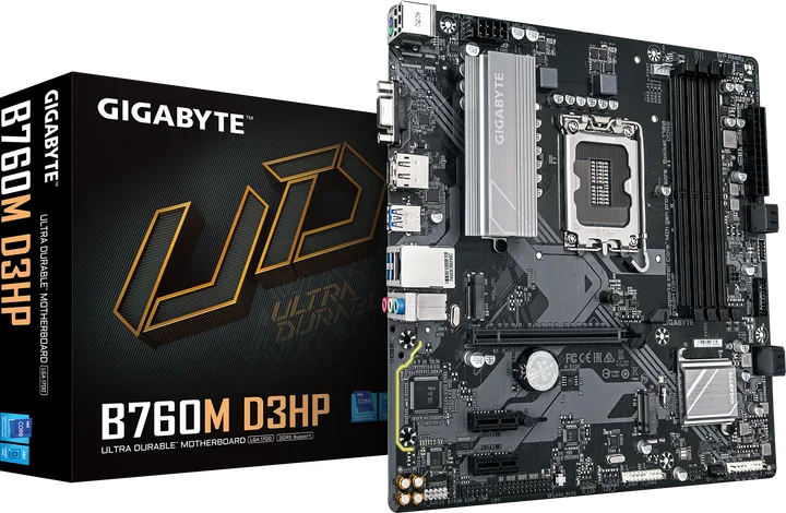 დედაპლატა · Gigabyte B760M D3HP mATX DDR5, LGA 1700