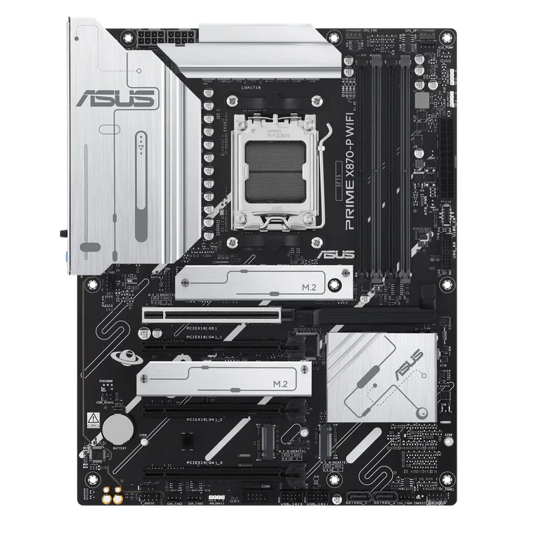 დედაპლატა · Asus Prime X870-P Wi-Fi, ATX DDR5, AM5